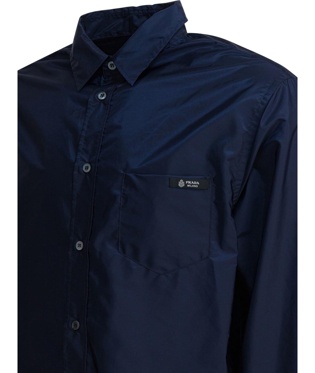 PRADA Синяя кэжуал рубашка, фото 4