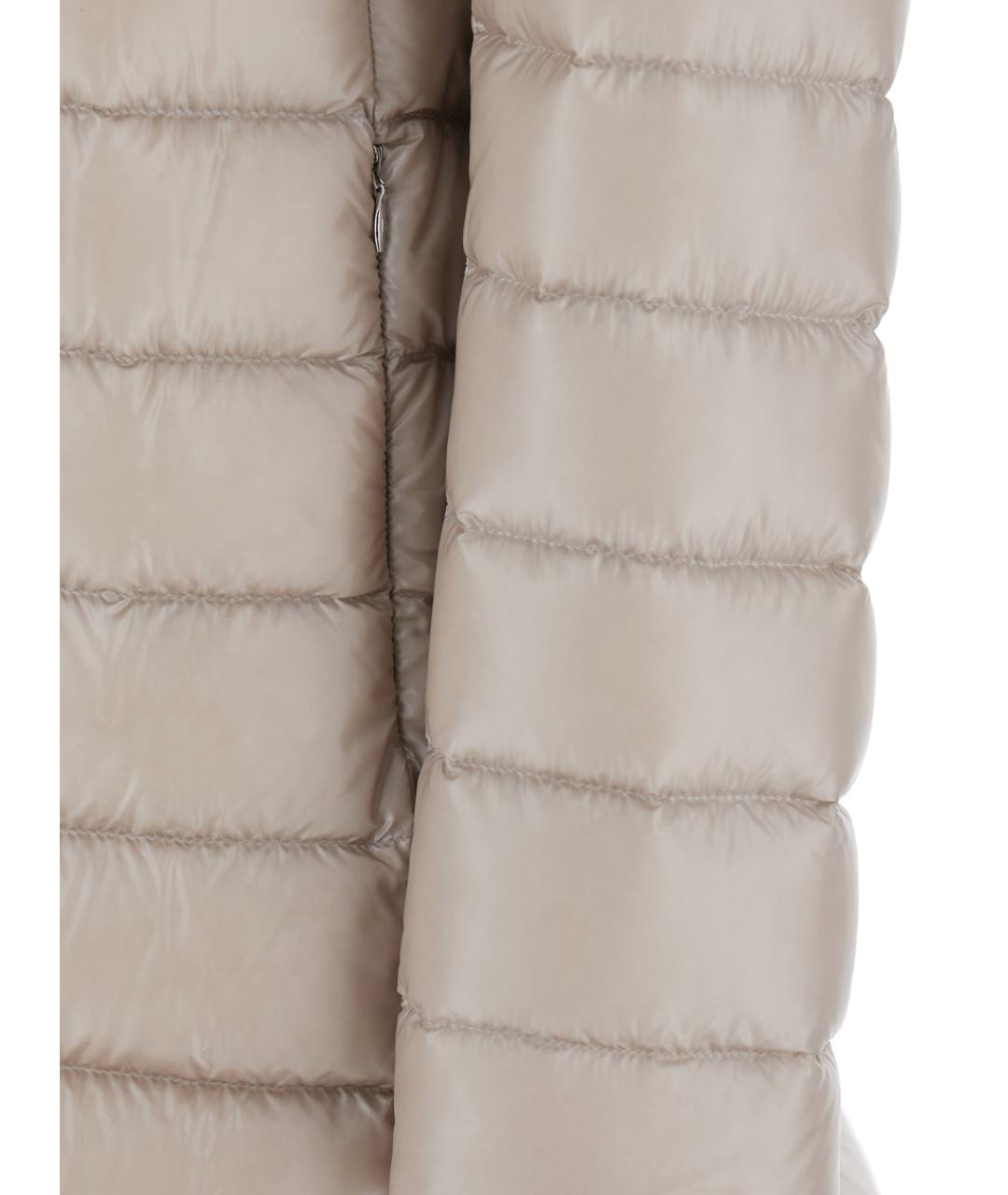 HERNO Бежевый полиамидовый пуховик, фото 3