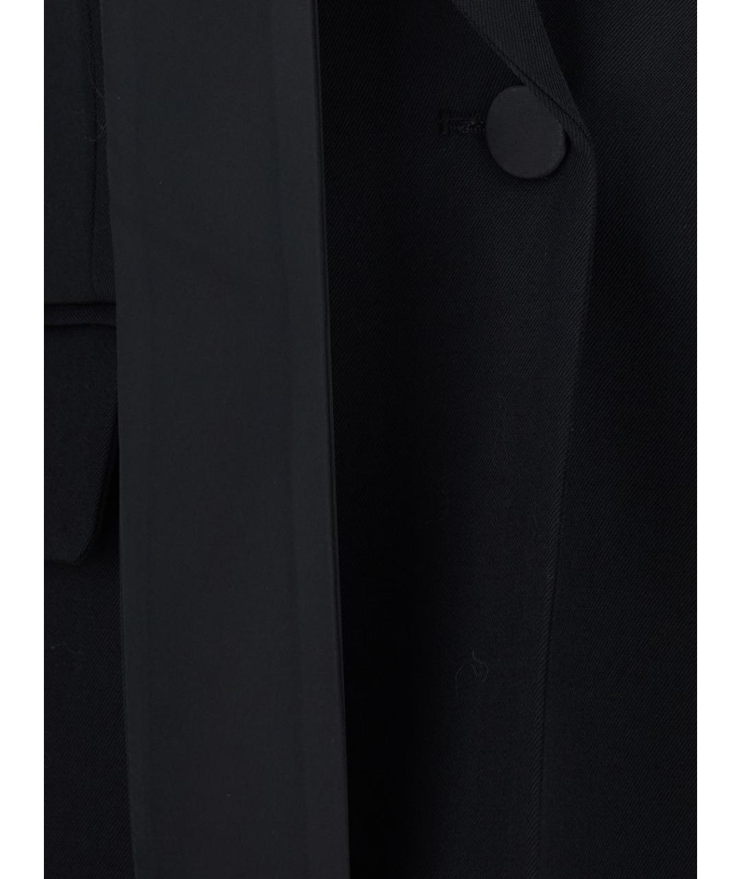THE ATTICO Черный шерстяной жакет/пиджак, фото 3