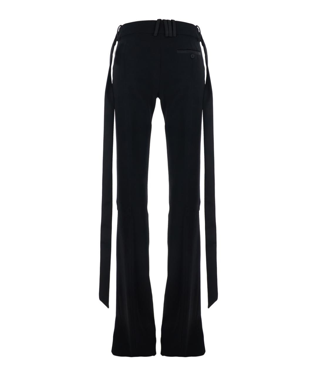 THE ATTICO Черные шерстяные брюки узкие, фото 2