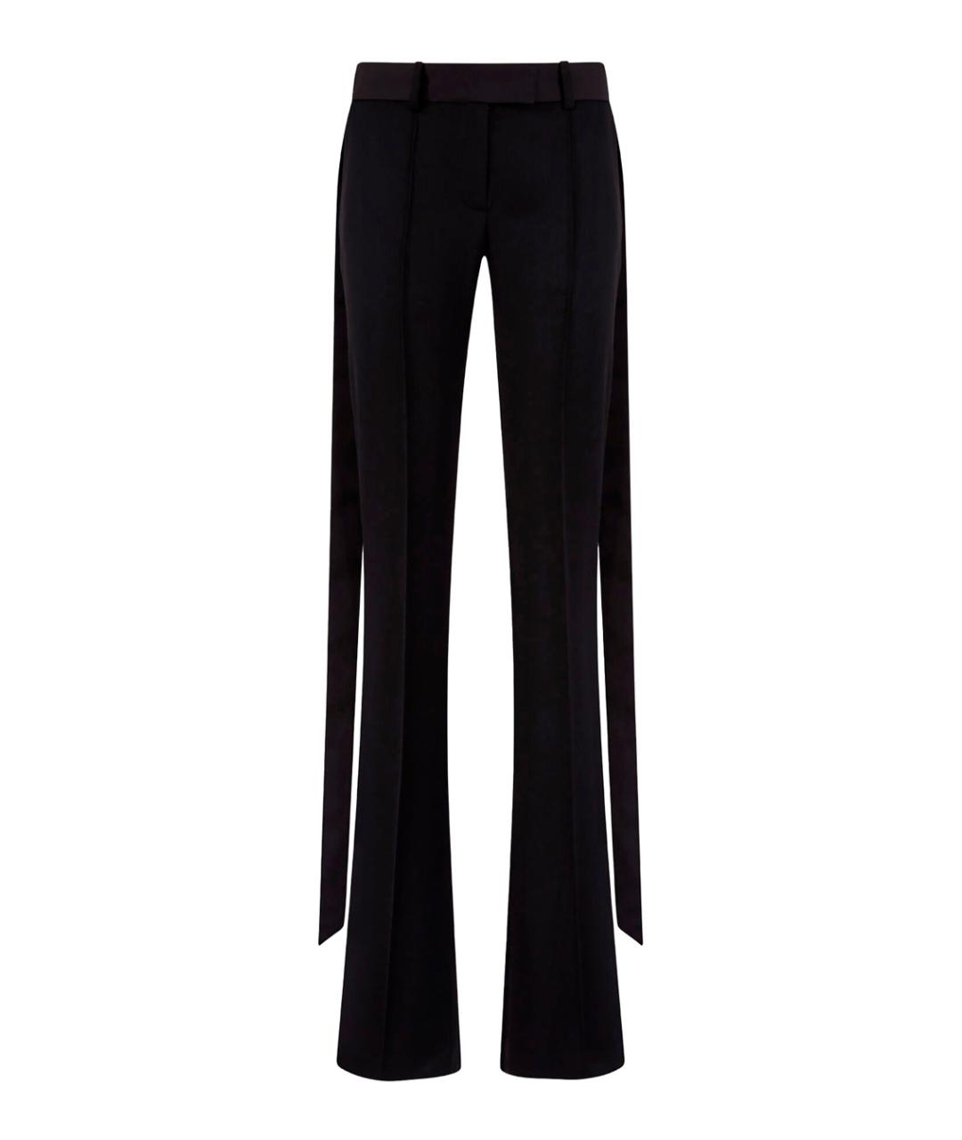 THE ATTICO Черные шерстяные брюки узкие, фото 1