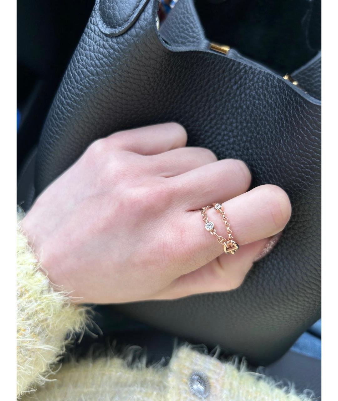 HERMES Золотое кольцо из розового золота, фото 8
