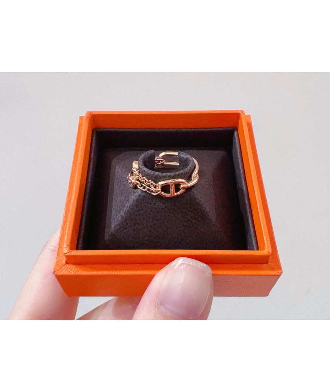HERMES Золотое кольцо из розового золота, фото 9