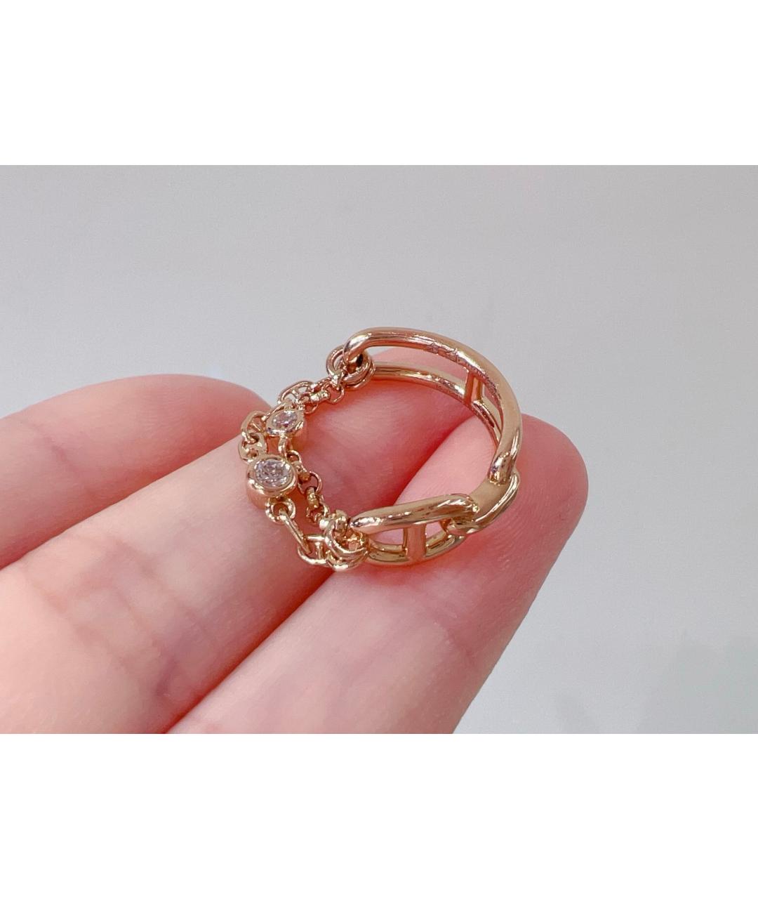 HERMES Золотое кольцо из розового золота, фото 4