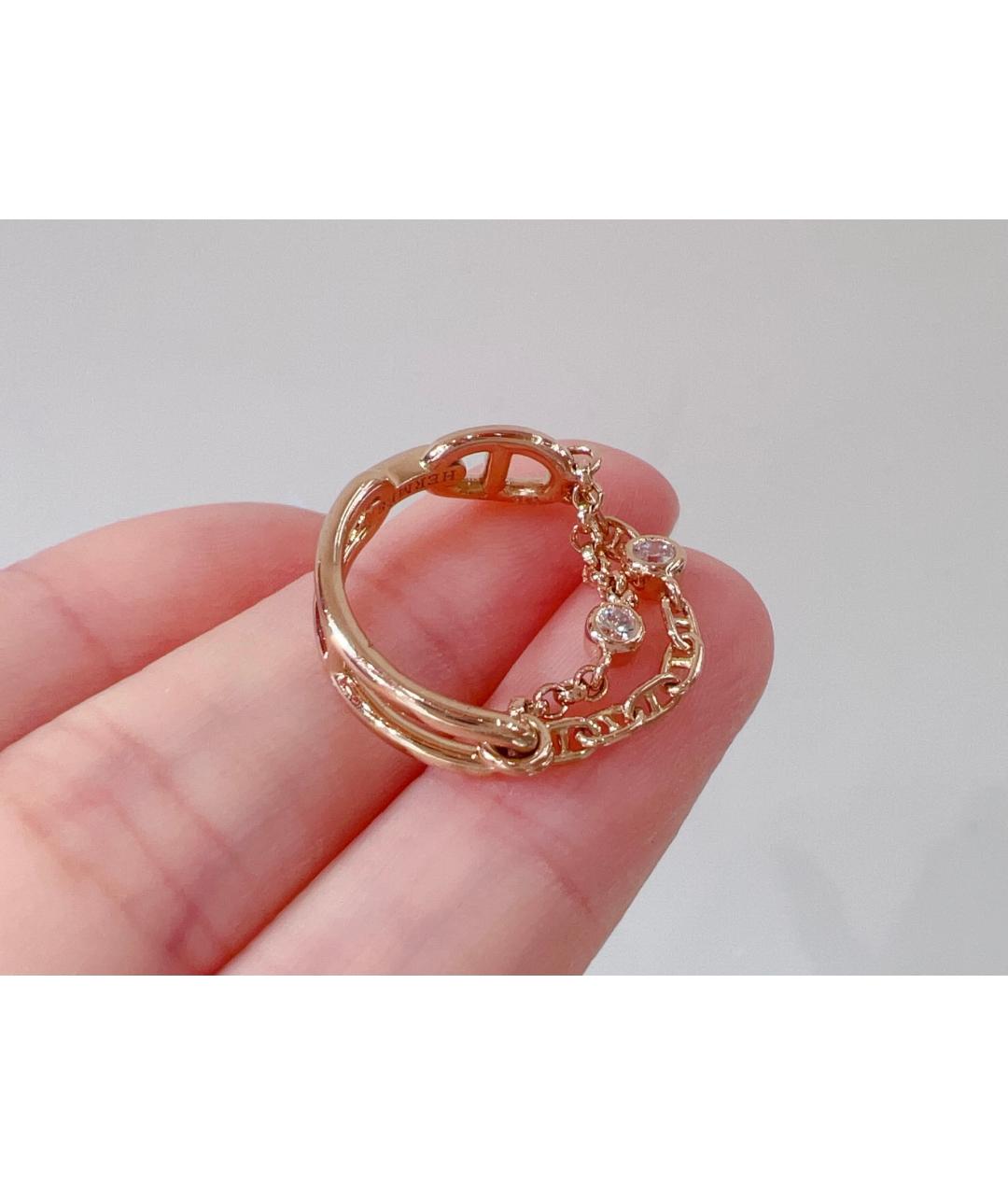 HERMES Золотое кольцо из розового золота, фото 5