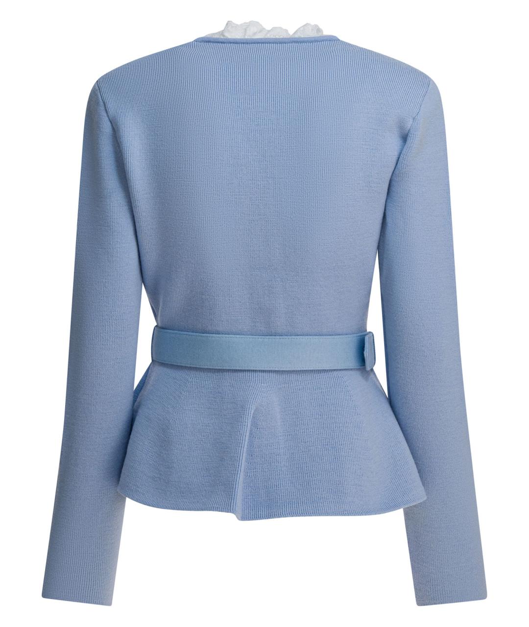 SELF-PORTRAIT Голубой шерстяной кардиган, фото 2