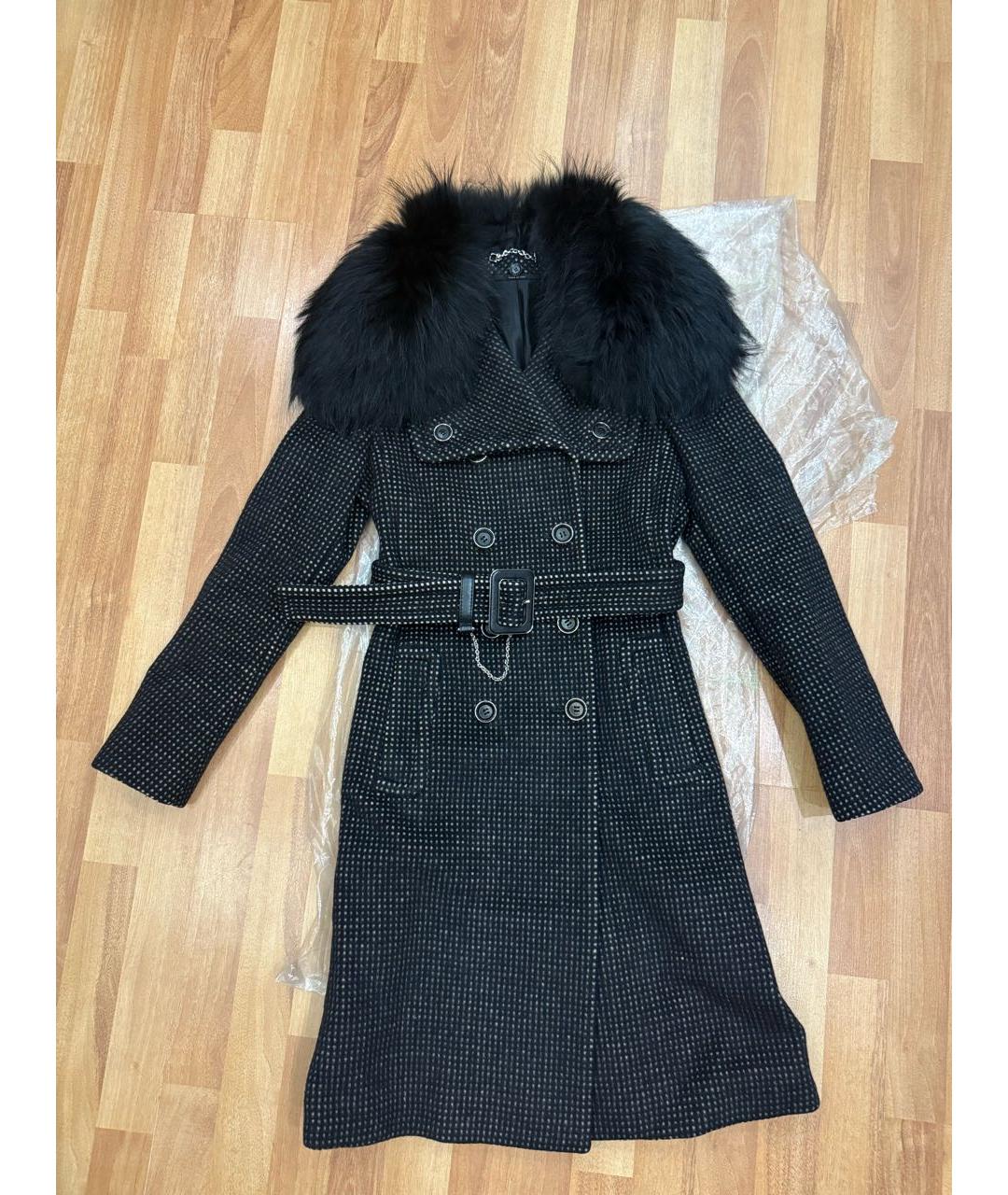 GUCCI Черное шерстяное пальто, фото 5