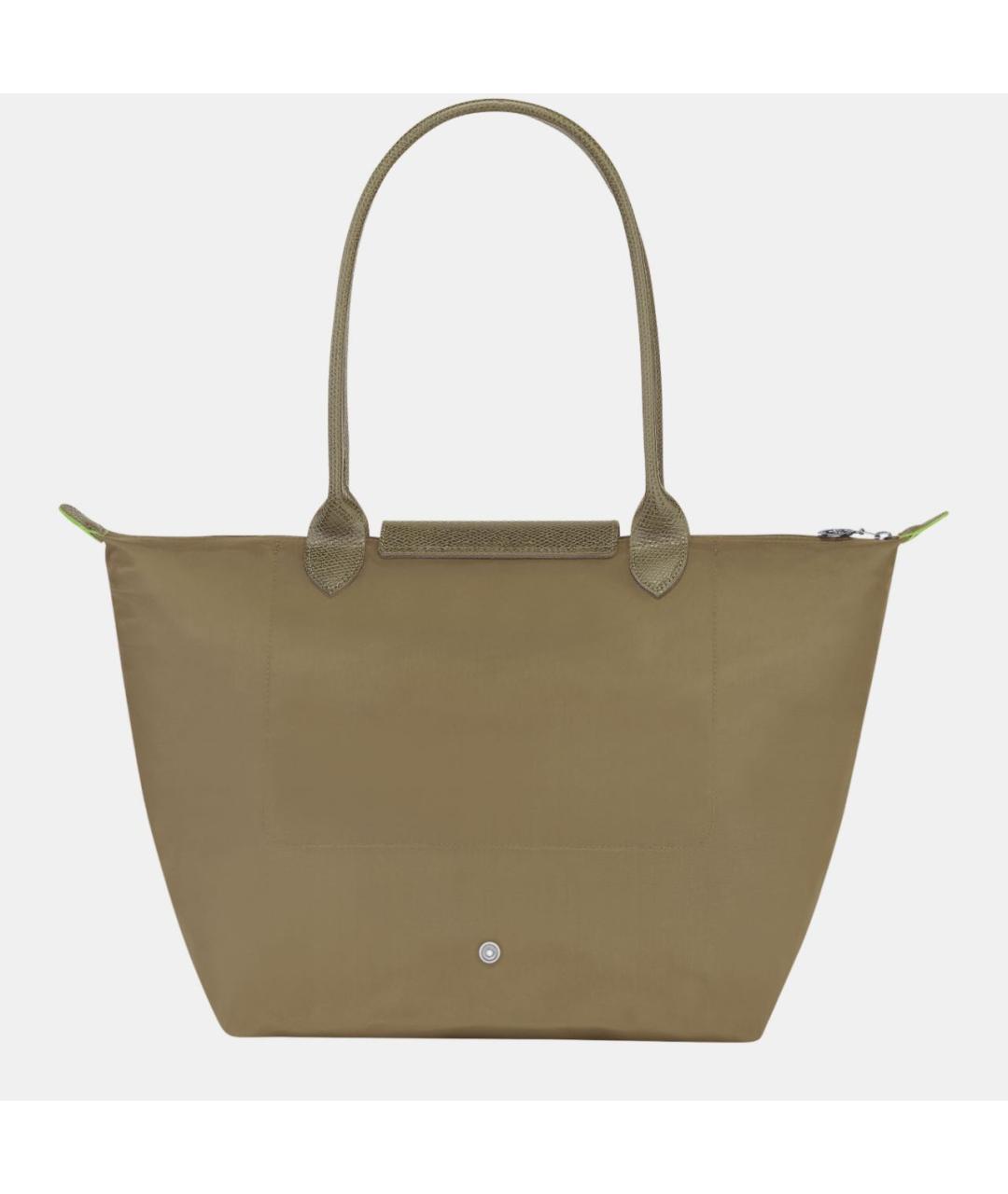 LONGCHAMP Хаки тканевая сумка тоут, фото 3