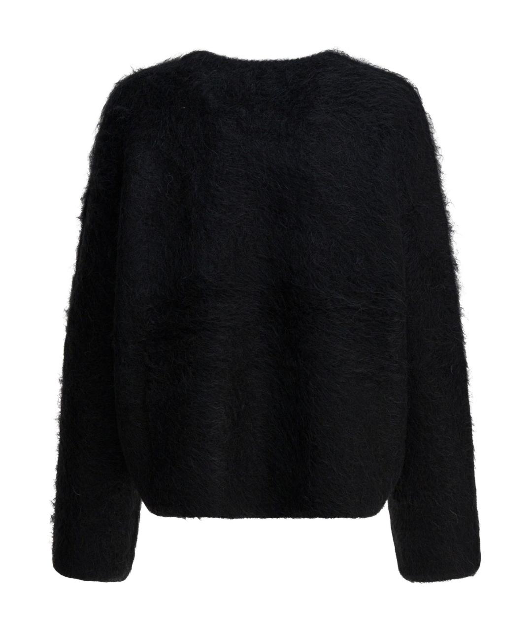 TOTEME Черный шерстяной джемпер / свитер, фото 2