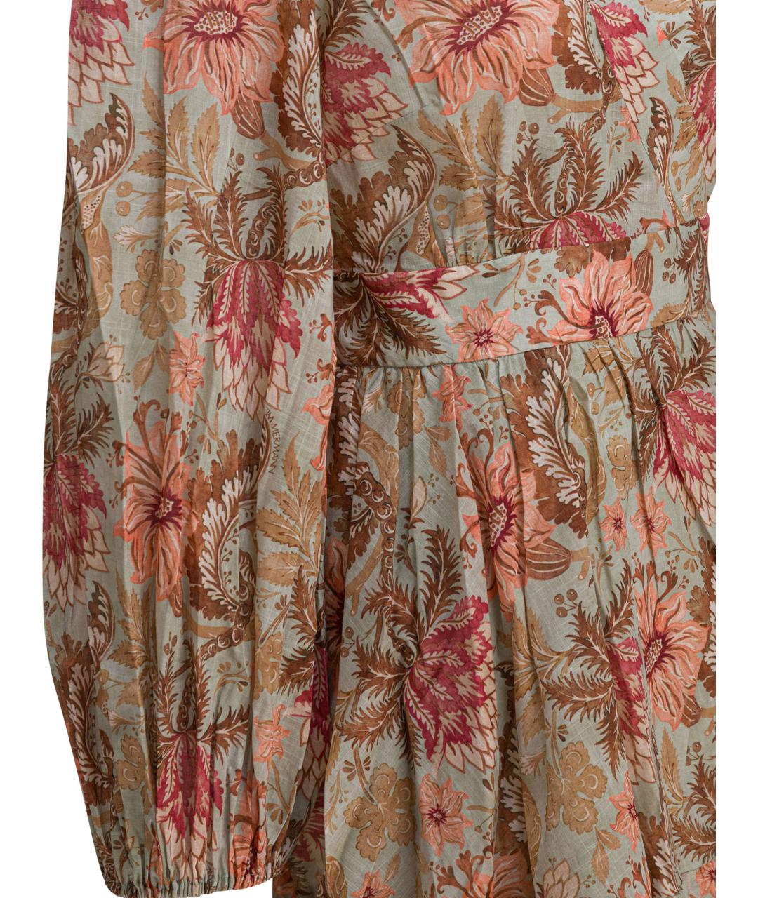 ZIMMERMANN Мульти хлопковое повседневное платье, фото 4