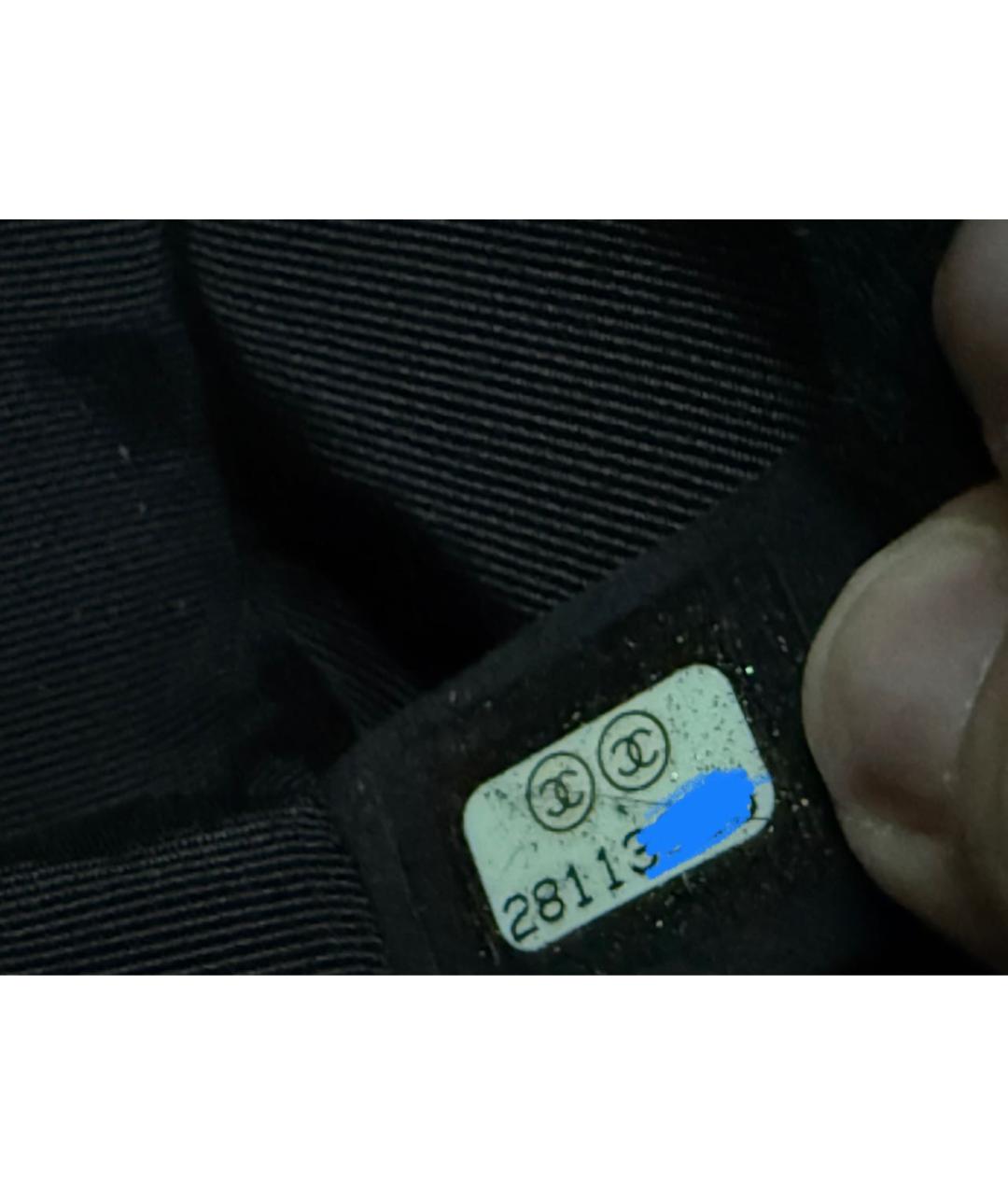 CHANEL Черная кожаная сумка через плечо, фото 5