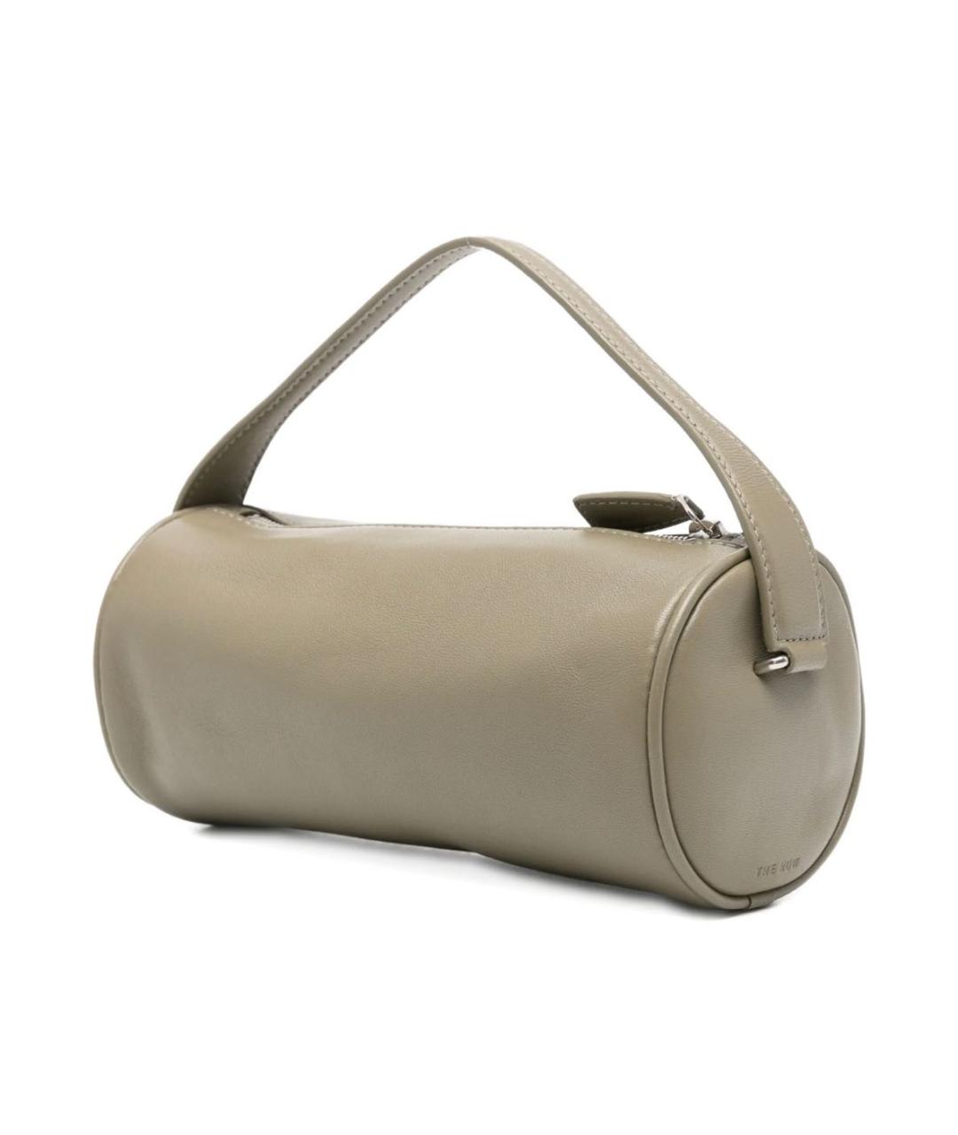 THE ROW Бежевая кожаная сумка с короткими ручками, фото 2