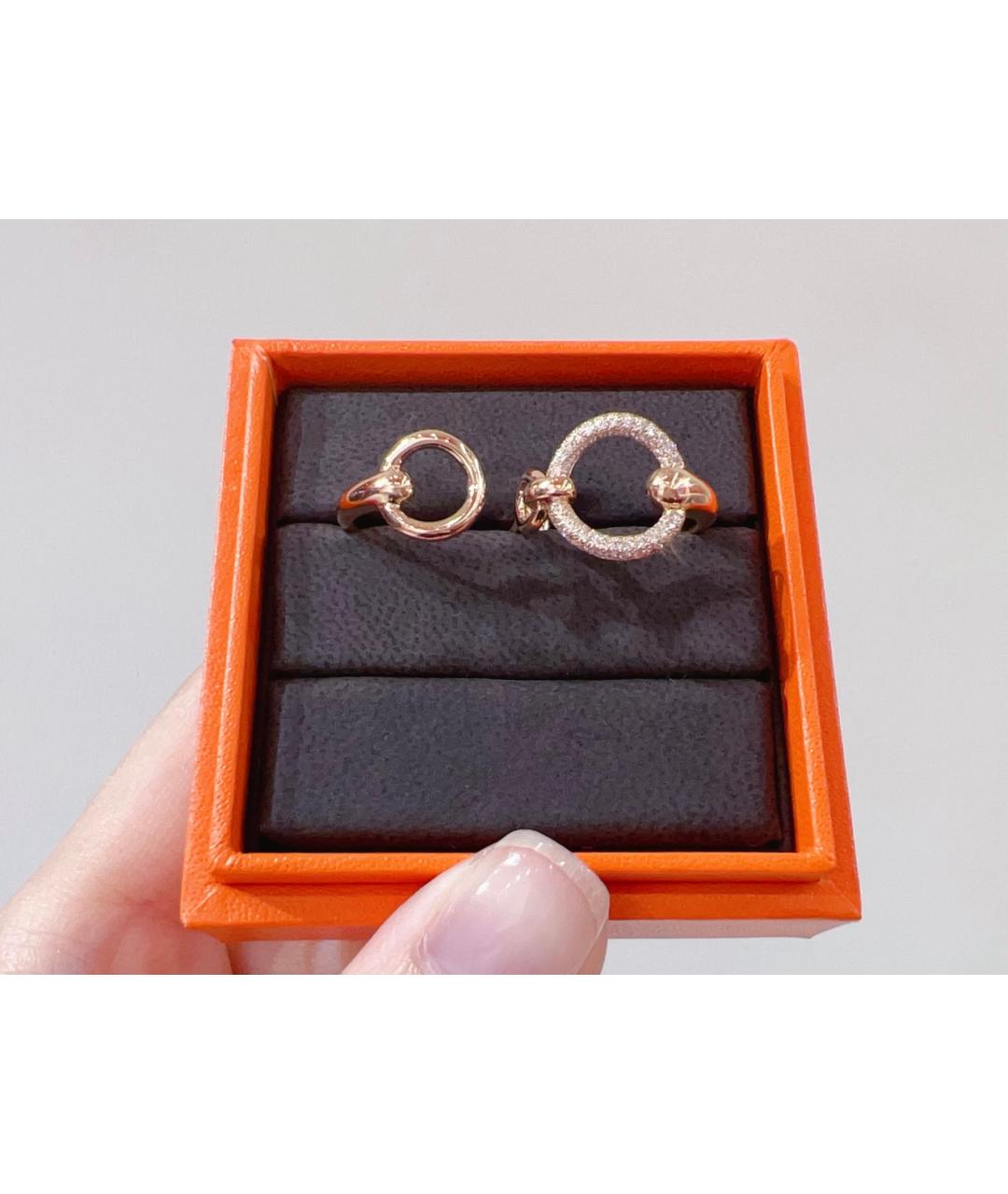 HERMES Золотое кольцо из розового золота, фото 10