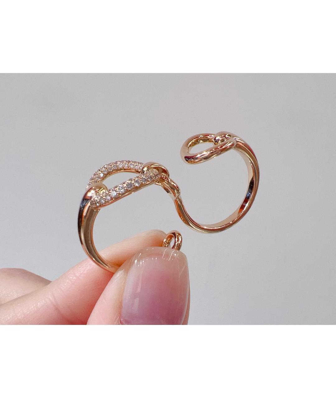 HERMES Золотое кольцо из розового золота, фото 6