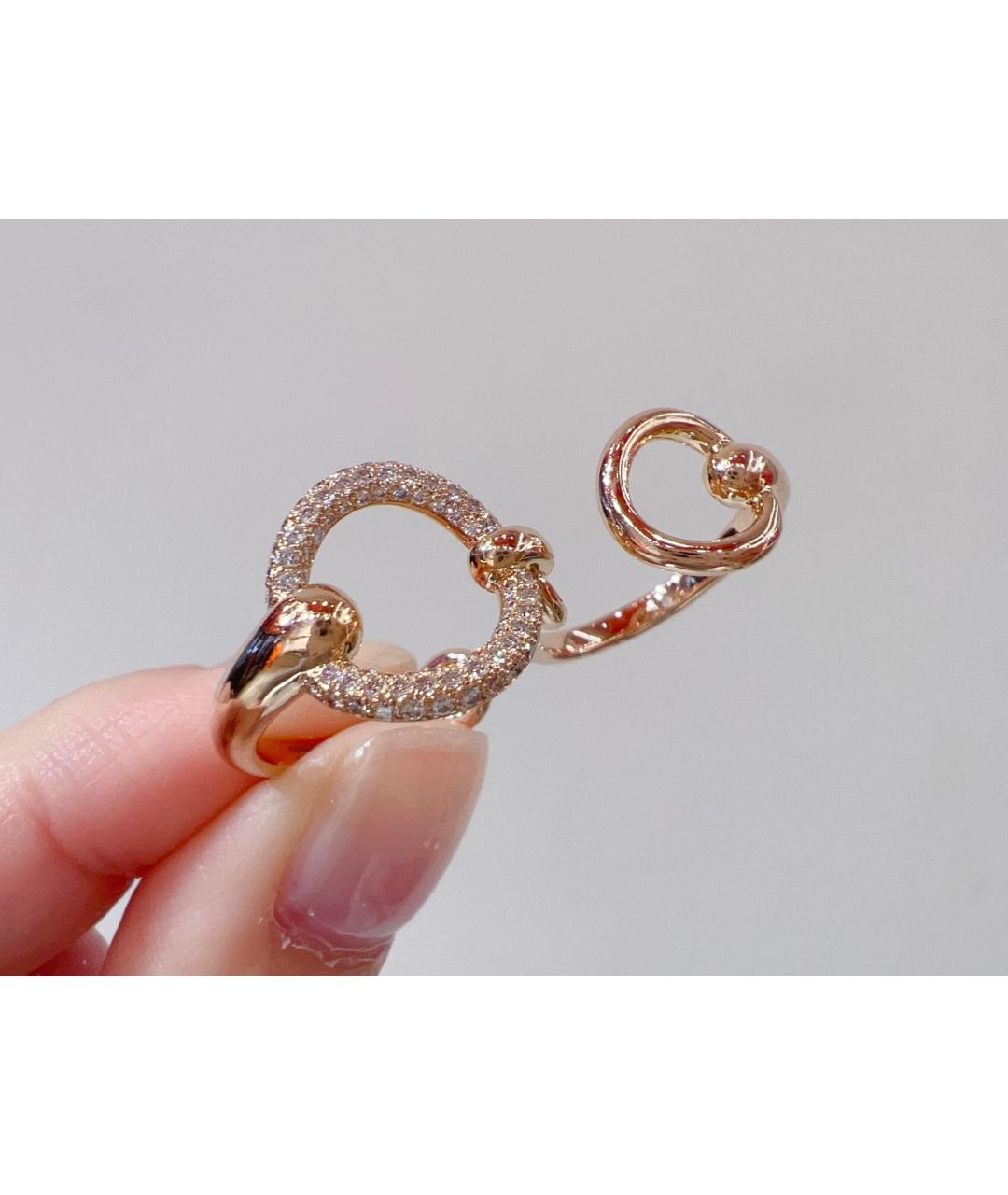 HERMES Золотое кольцо из розового золота, фото 4