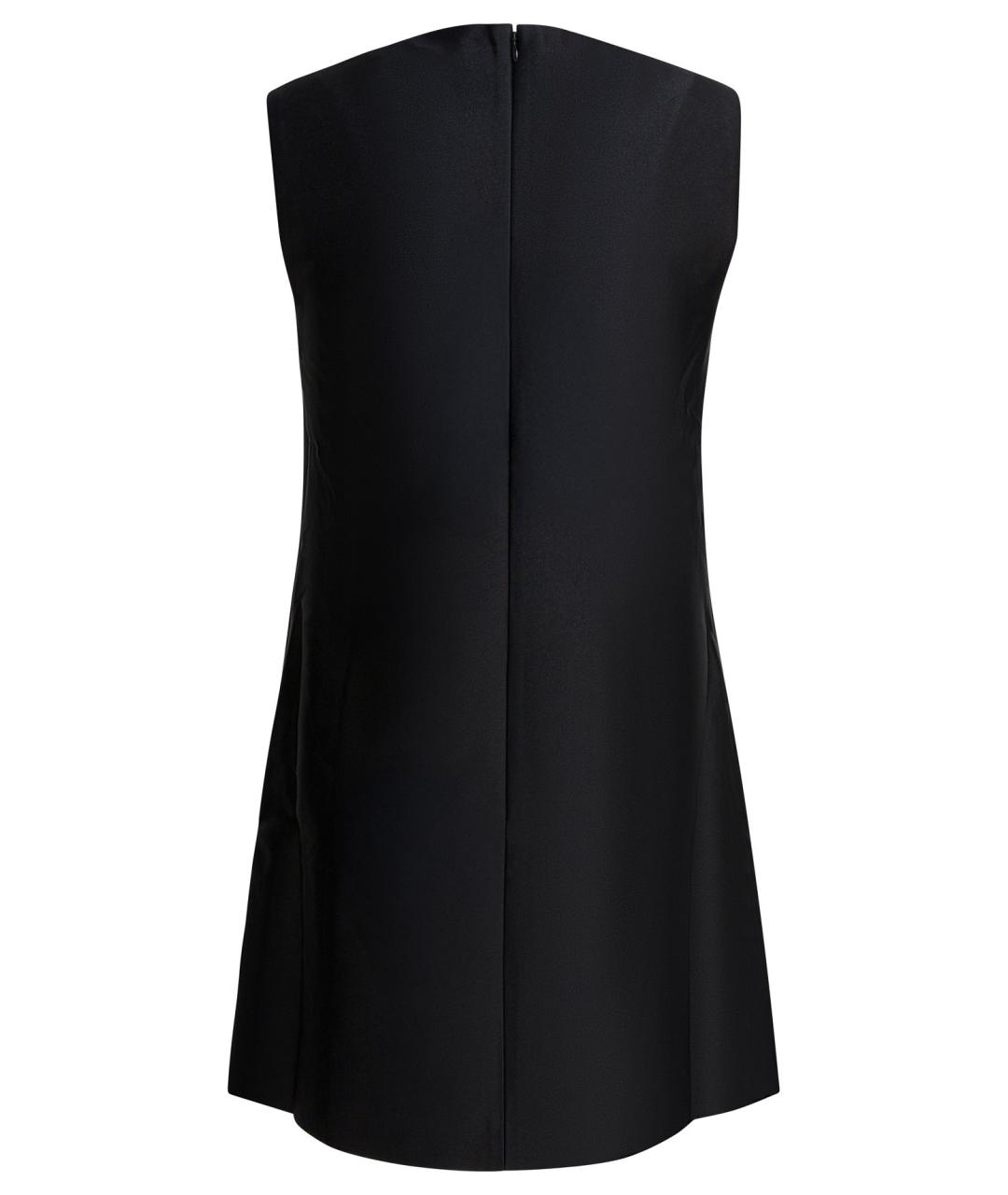 SELF-PORTRAIT Черное полиэстеровое повседневное платье, фото 2