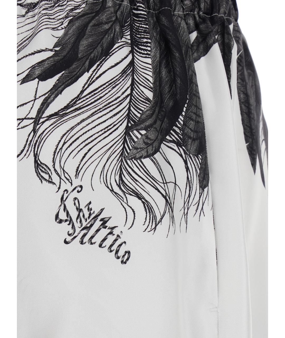 THE ATTICO Мульти шелковые прямые брюки, фото 3