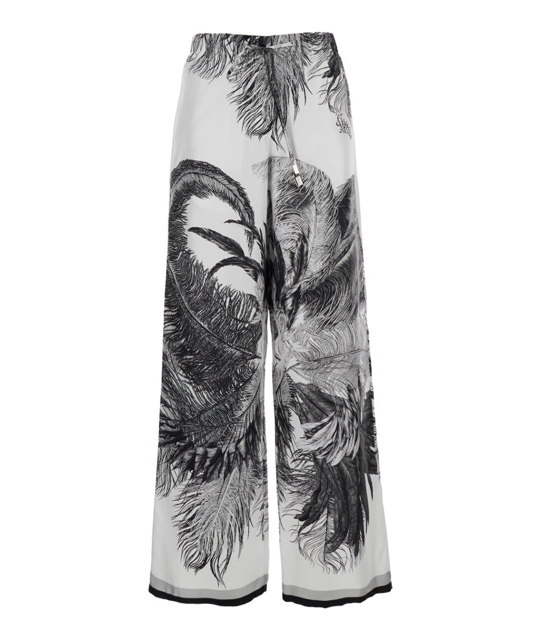 THE ATTICO Мульти шелковые прямые брюки, фото 1