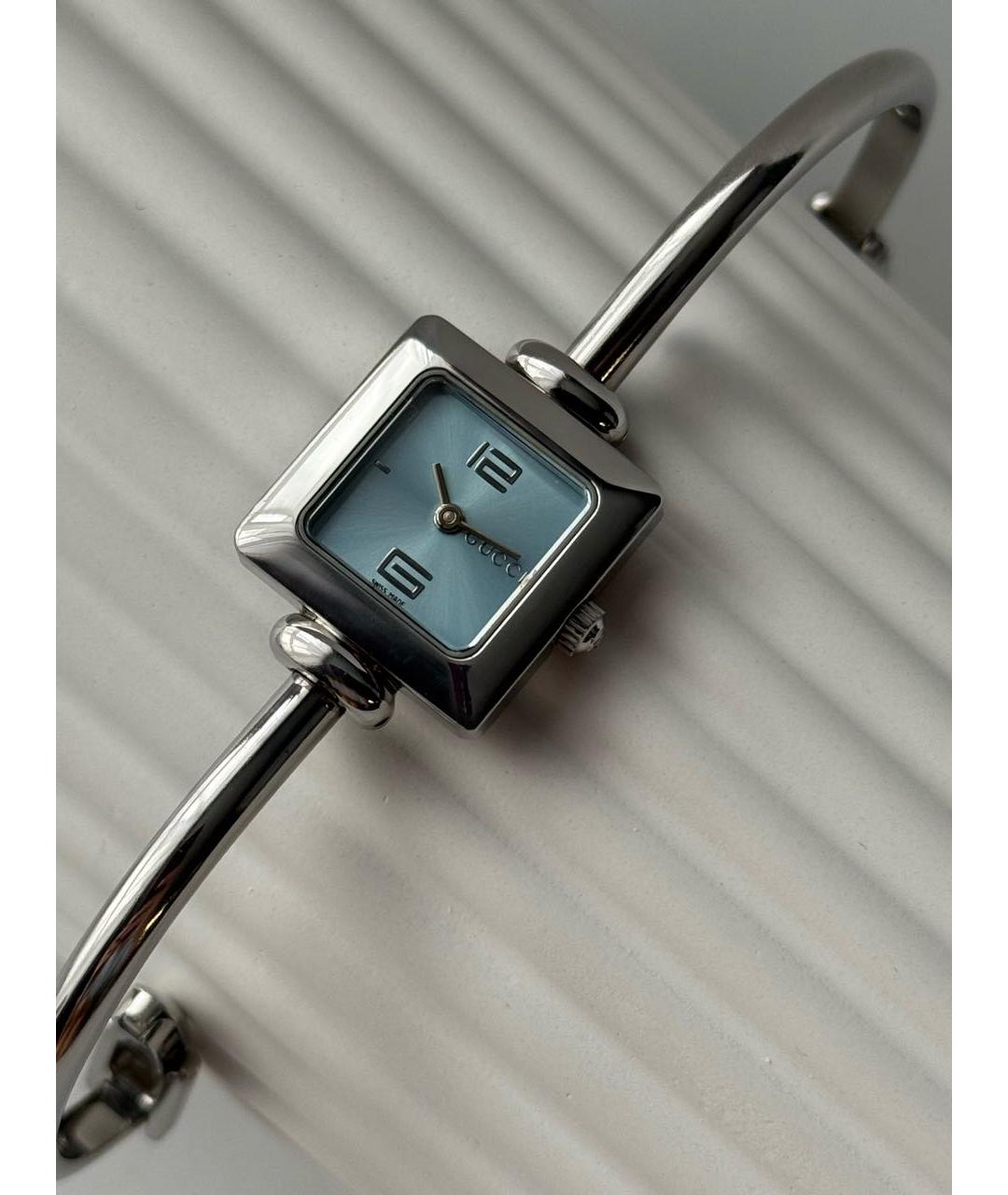 GUCCI Серебряные серебряные часы, фото 2