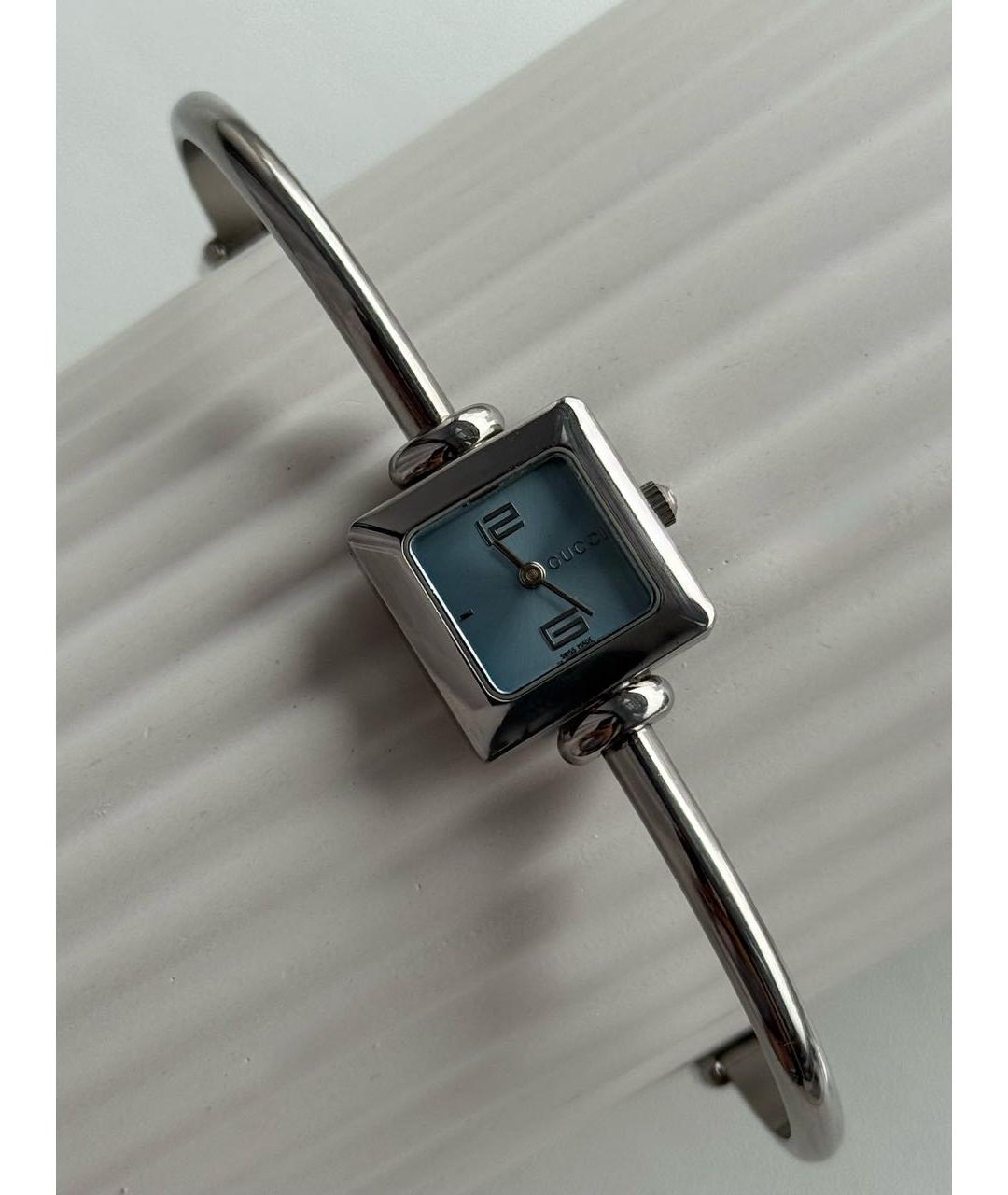 GUCCI Серебряные серебряные часы, фото 4