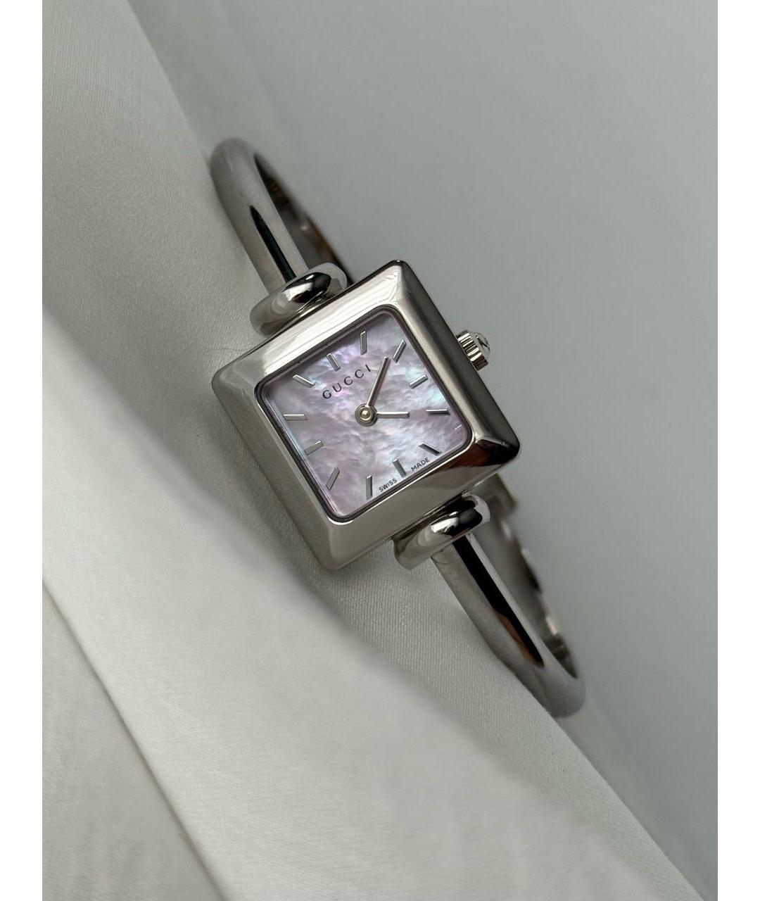 GUCCI Серебряные стальные часы, фото 2