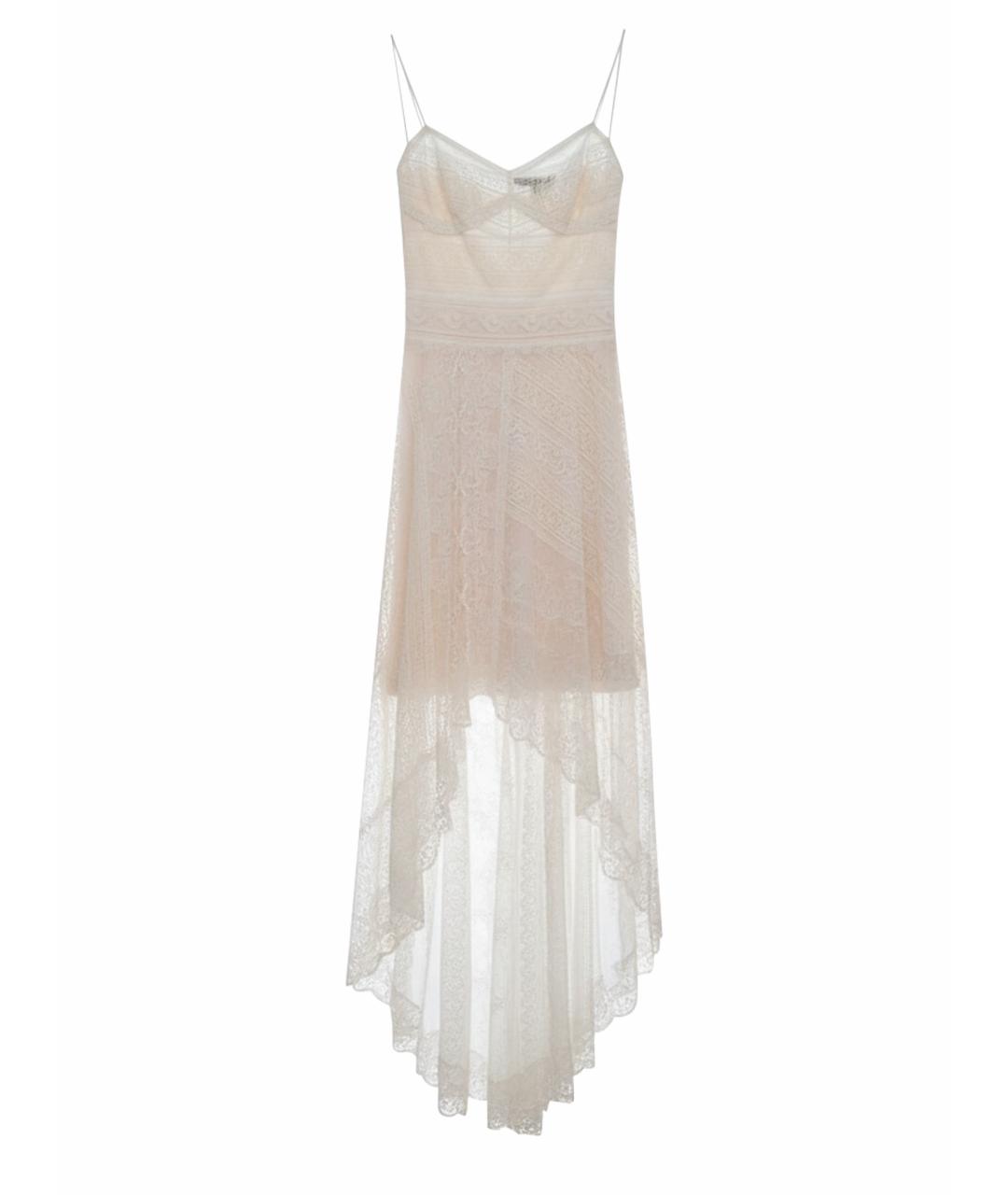 ERMANNO SCERVINO Бежевое кружевное вечернее платье, фото 1