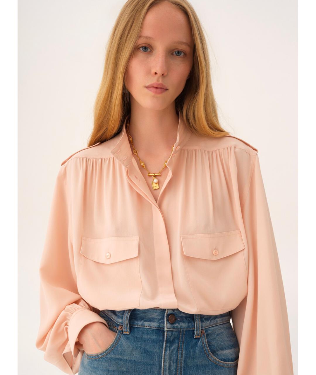 CHLOE Золотая латунная подвеска, фото 2