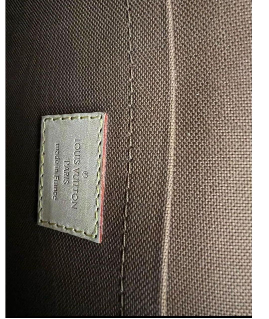 LOUIS VUITTON Коричневая сумка через плечо, фото 7