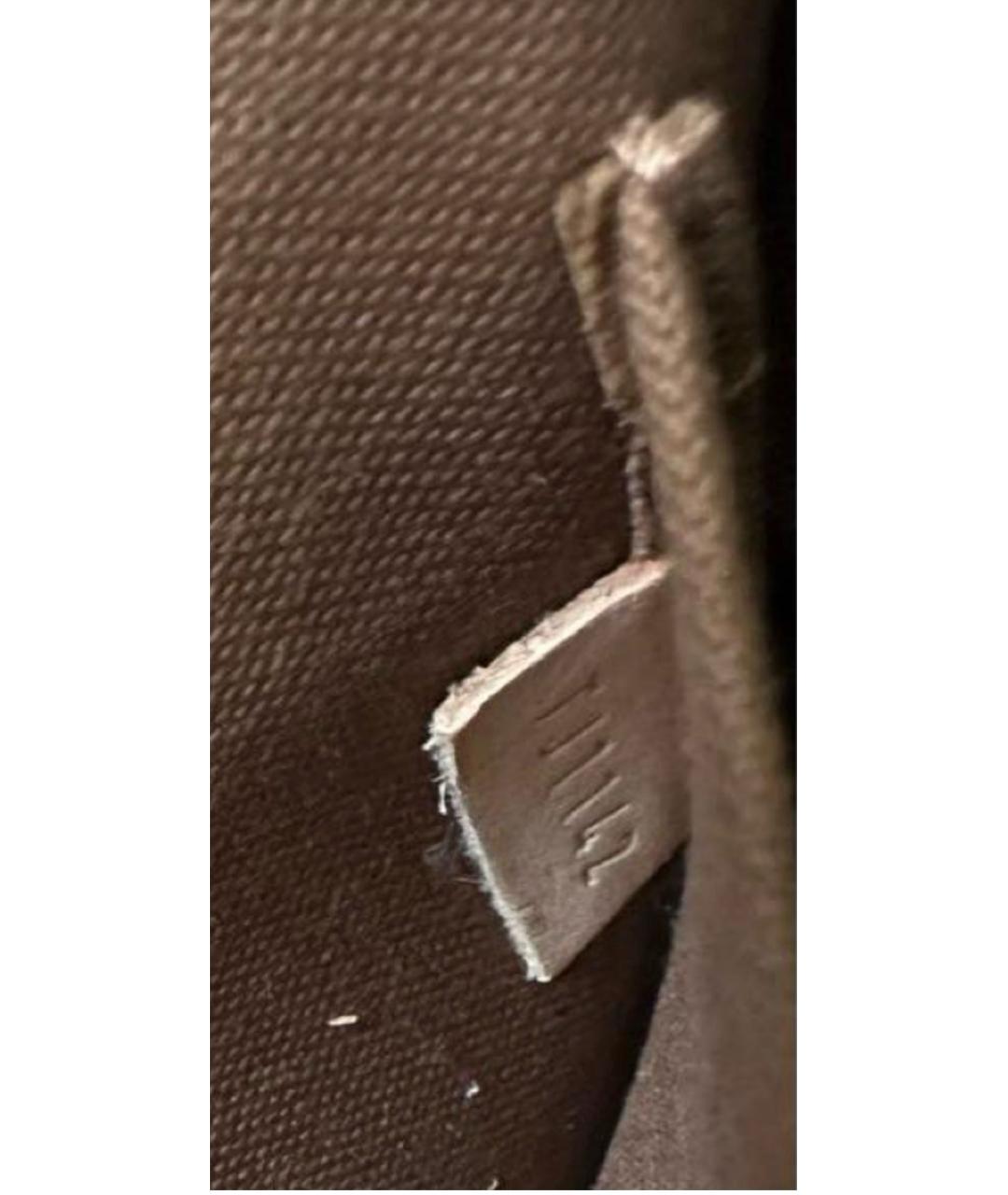 LOUIS VUITTON Коричневая сумка через плечо, фото 6