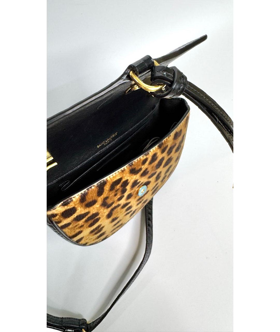 SAINT LAURENT Мульти кожаная сумка через плечо, фото 4