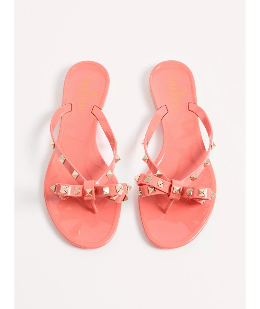 VALENTINO Розовые шлепанцы, фото 5