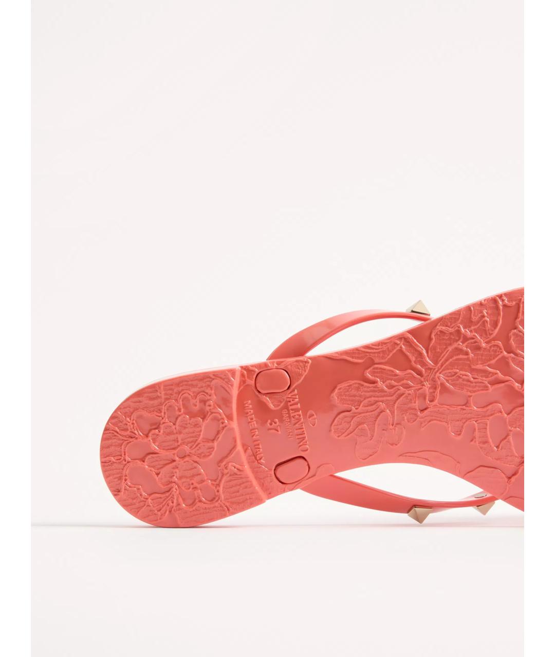 VALENTINO Розовые шлепанцы, фото 4