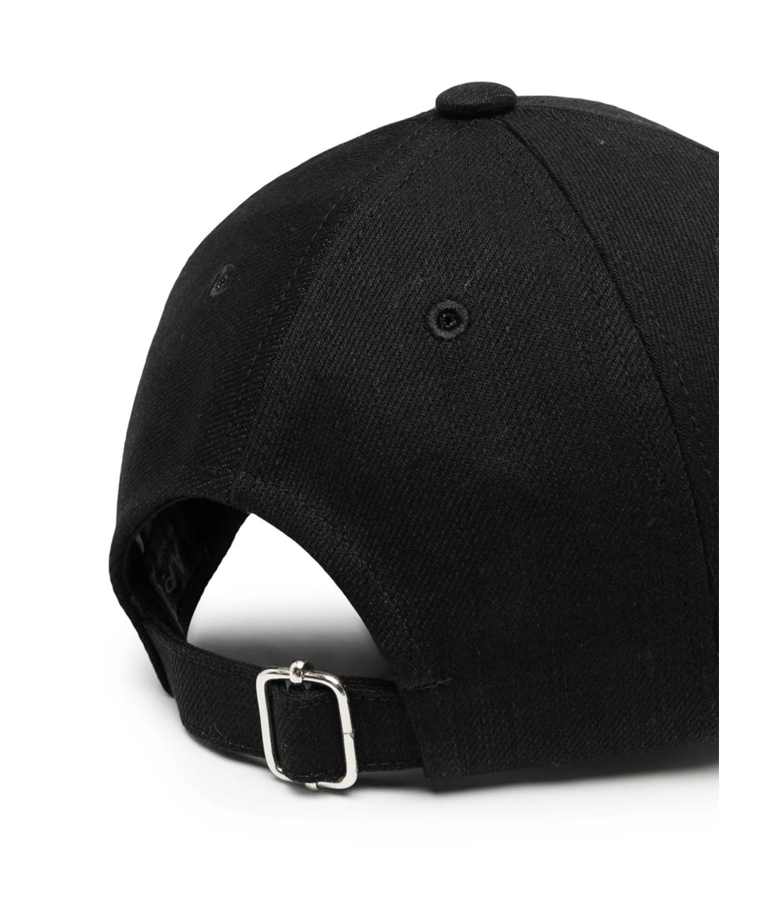 A.P.C. Черная хлопковая кепка/бейсболка, фото 2