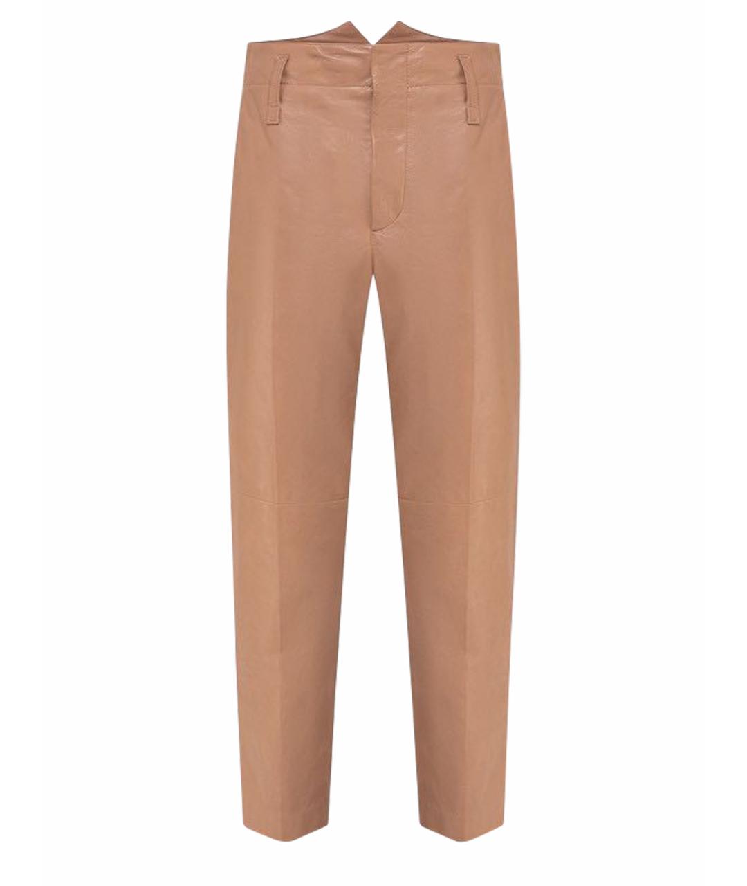 BRUNELLO CUCINELLI Кожаные брюки широкие, фото 1