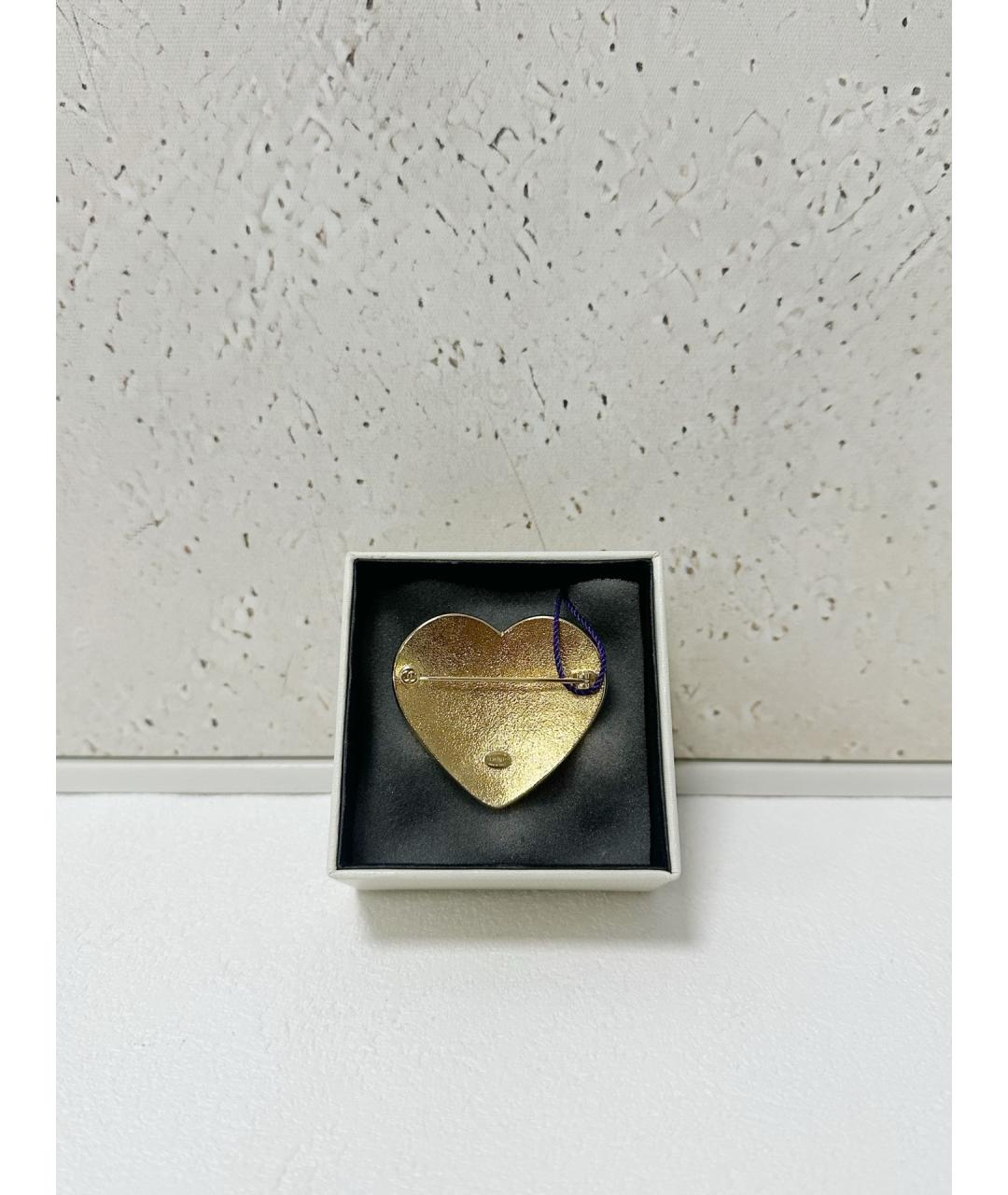 CHANEL Темно-синяя металлическая булавка / брошь, фото 2