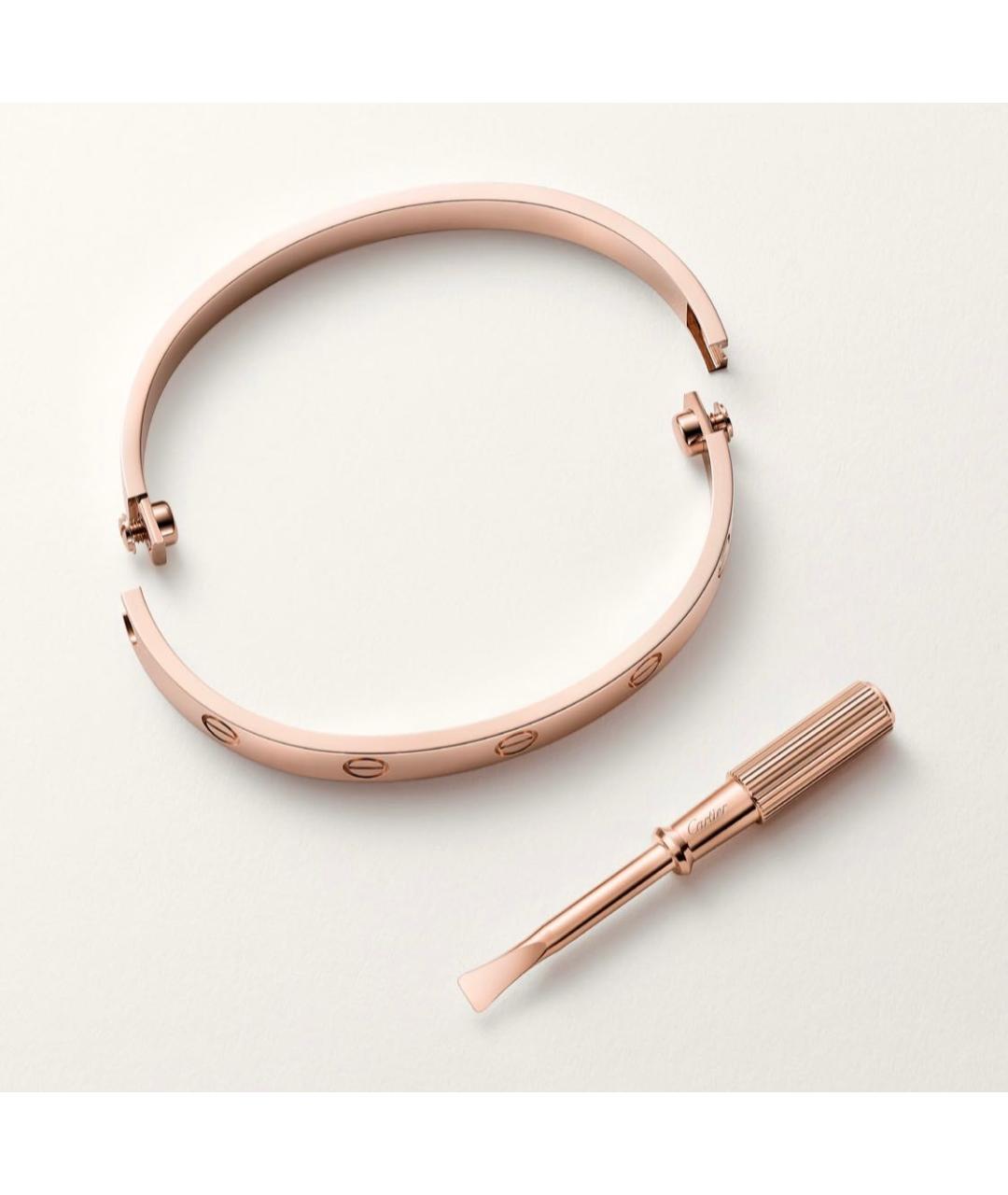 CARTIER Золотой браслет из розового золота, фото 3