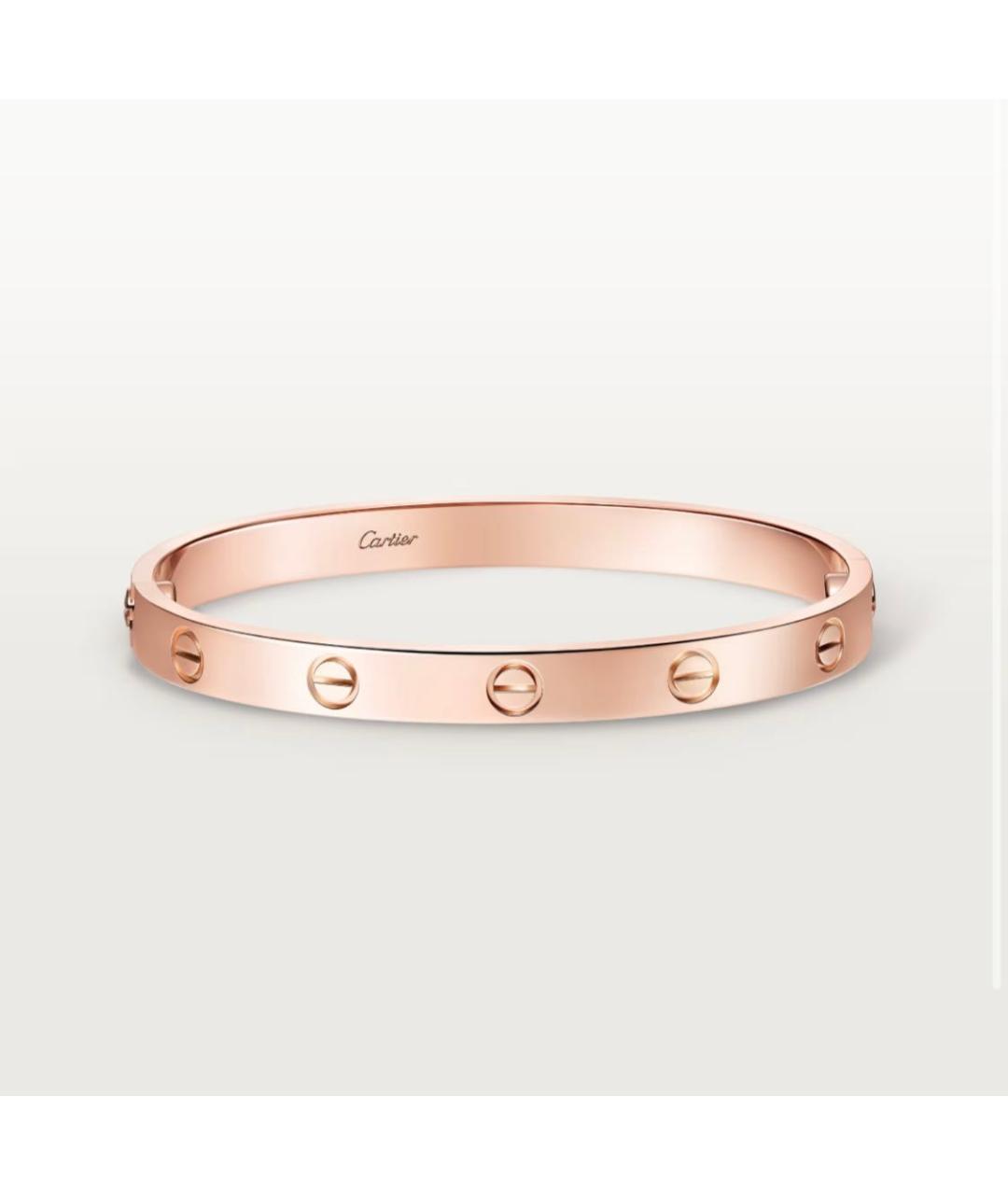 CARTIER Золотой браслет из розового золота, фото 8