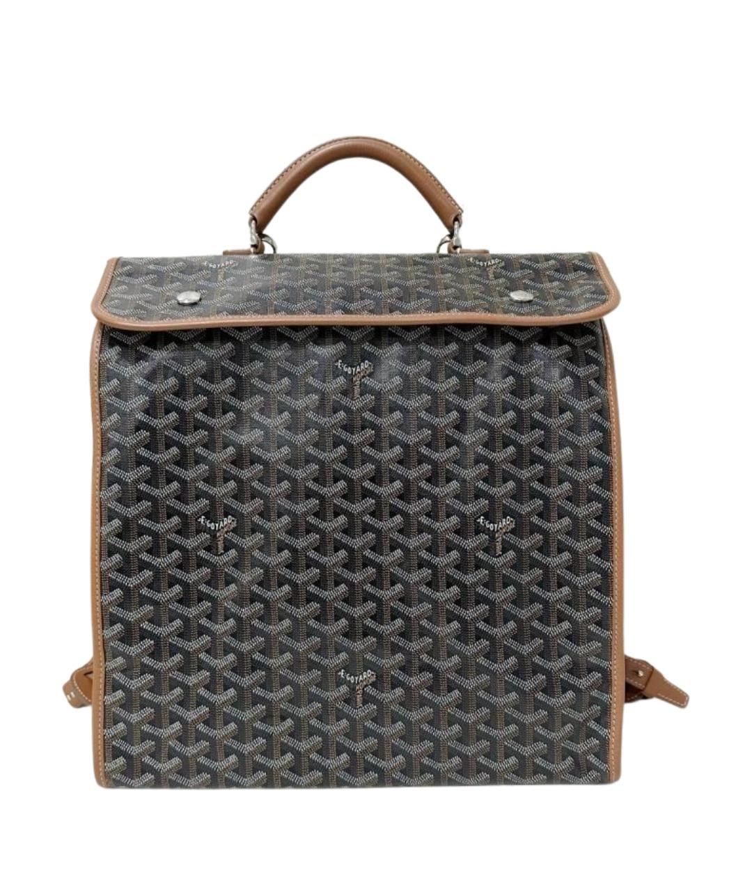 GOYARD Коричневый рюкзак из искусственной кожи, фото 1