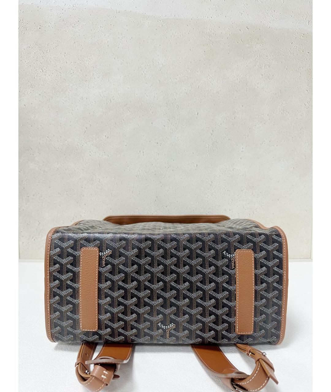 GOYARD Коричневый рюкзак из искусственной кожи, фото 5