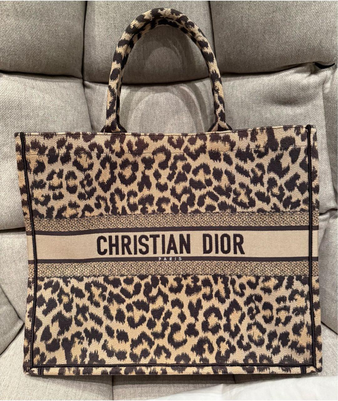 CHRISTIAN DIOR Мульти жаккардовая сумка тоут, фото 6