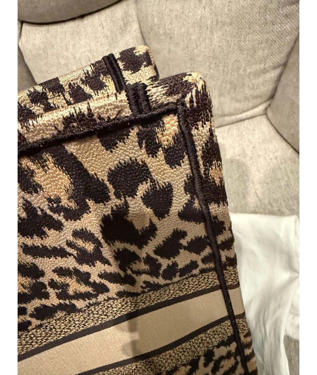 CHRISTIAN DIOR Мульти жаккардовая сумка тоут, фото 4