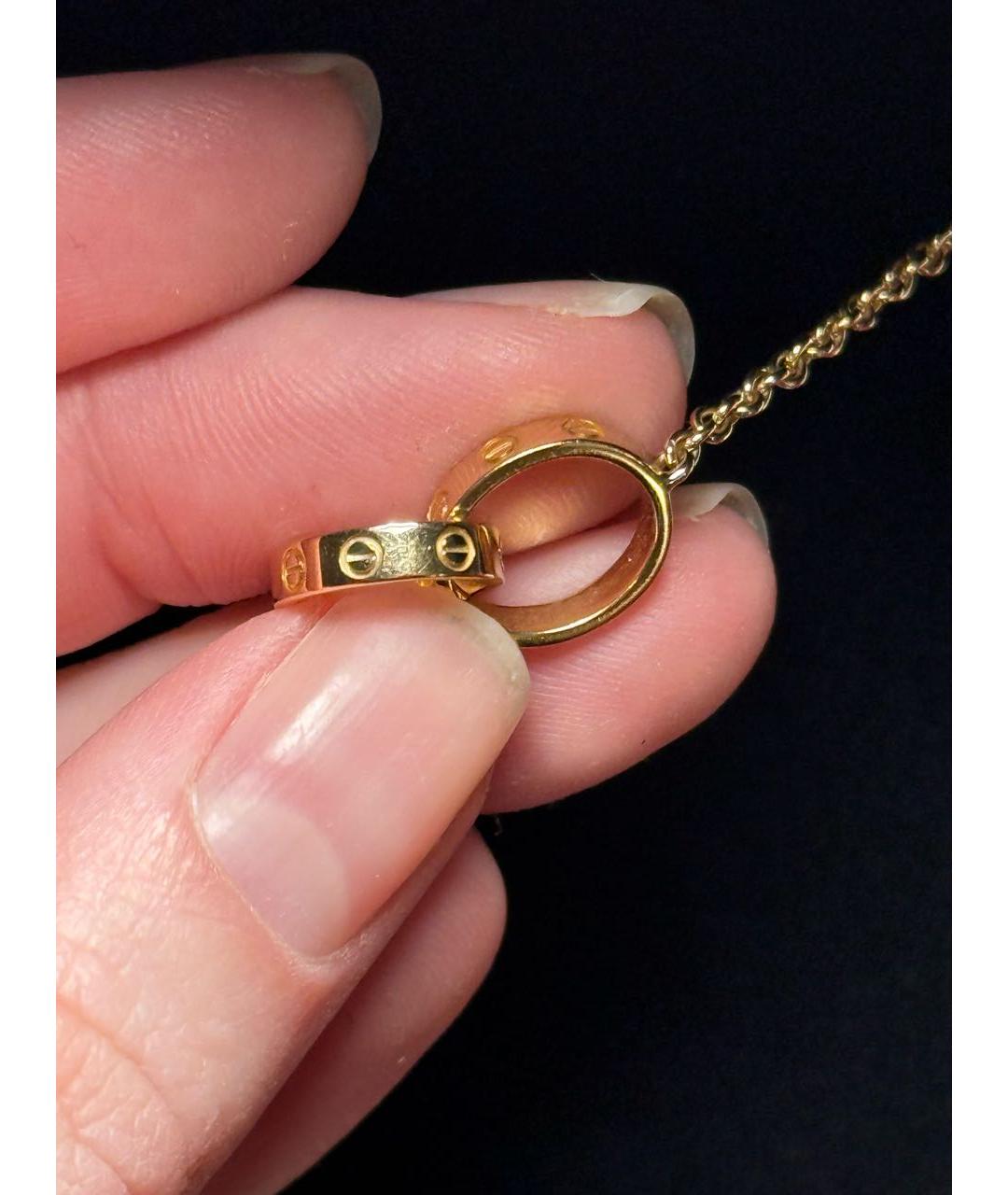 CARTIER Золотое колье из розового золота, фото 5