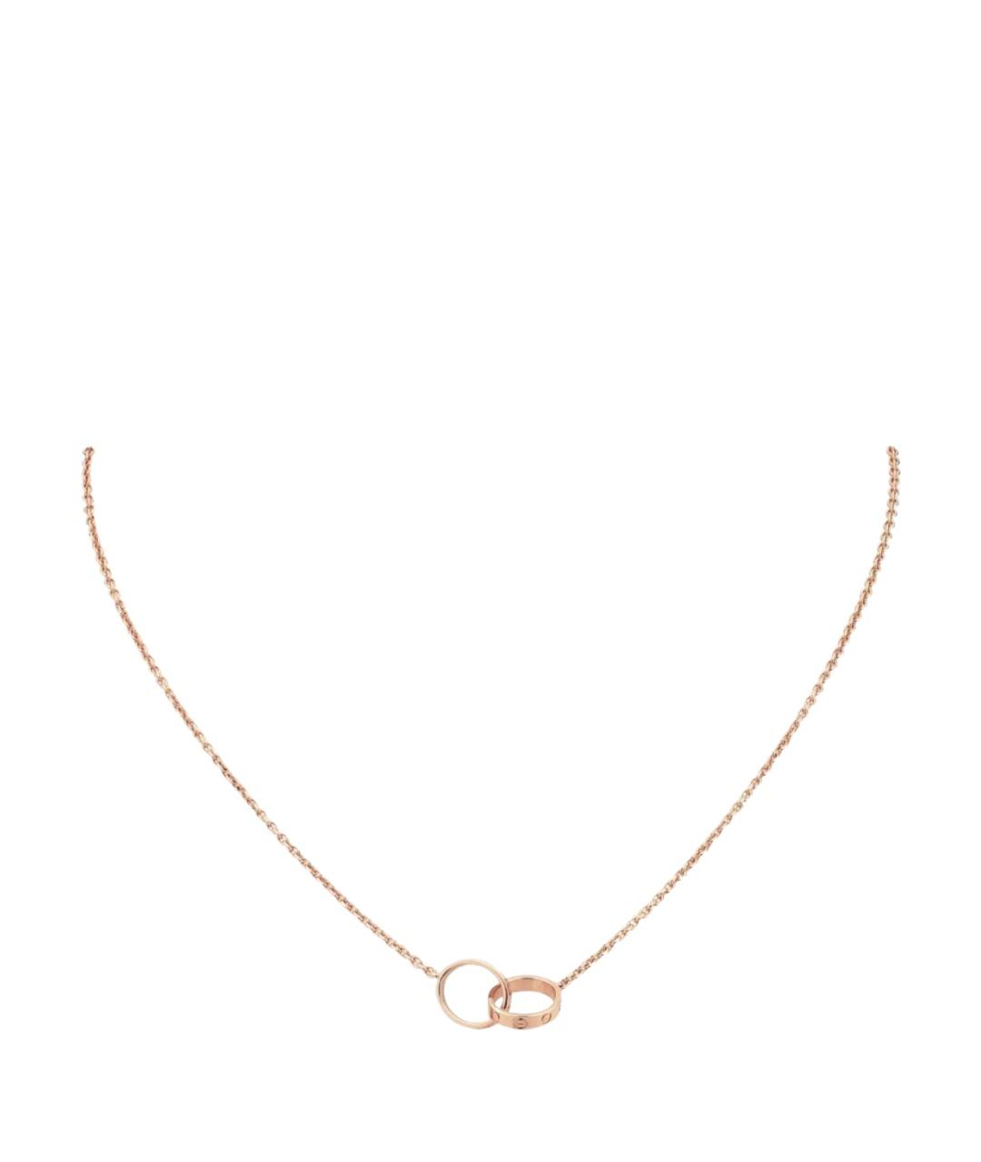 CARTIER Золотое колье из розового золота, фото 1