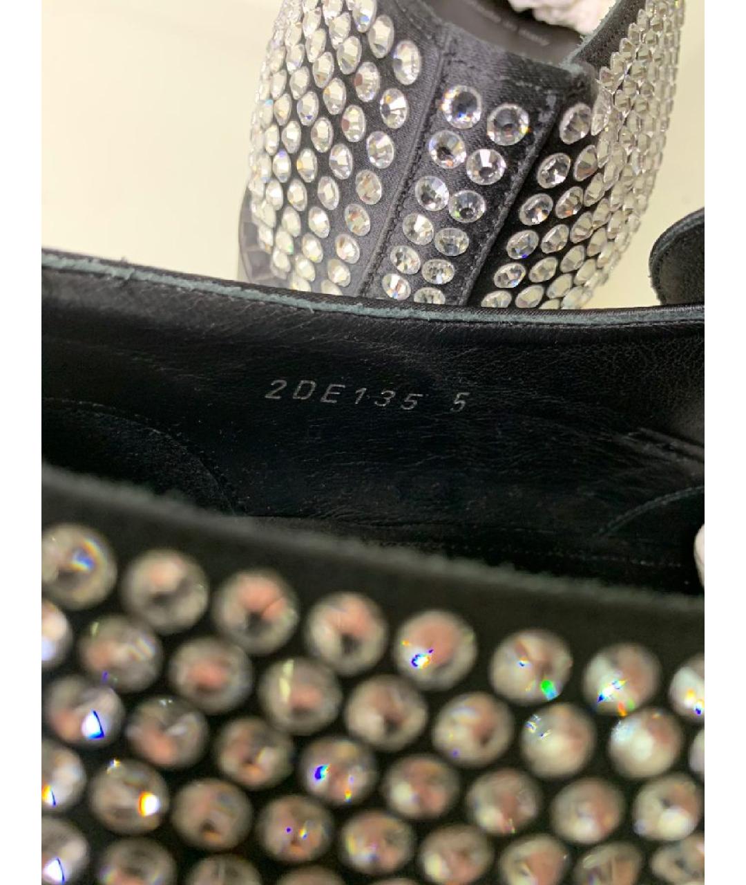 PRADA Черные кожаные лоферы, фото 7