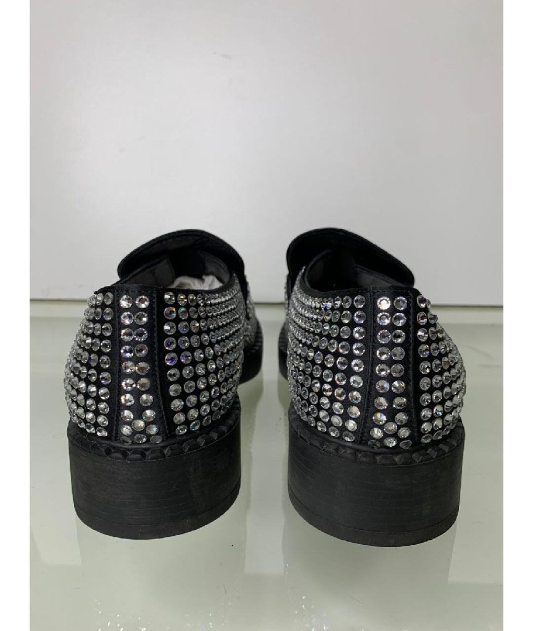 PRADA Черные кожаные лоферы, фото 4