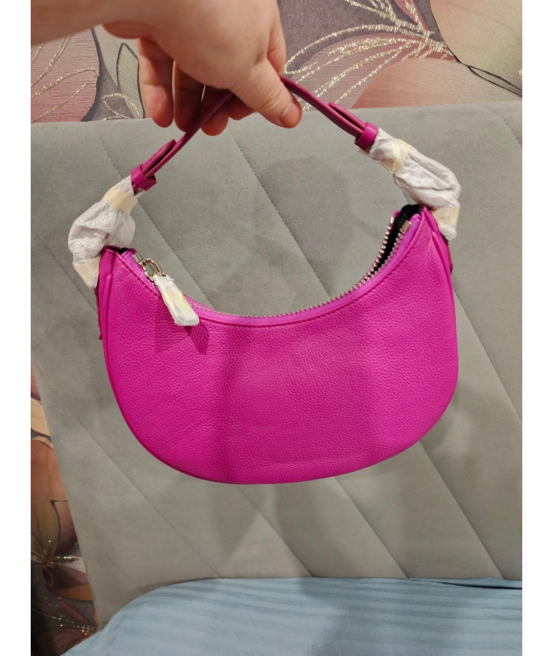 ZADIG & VOLTAIRE Розовая кожаная сумка через плечо, фото 2