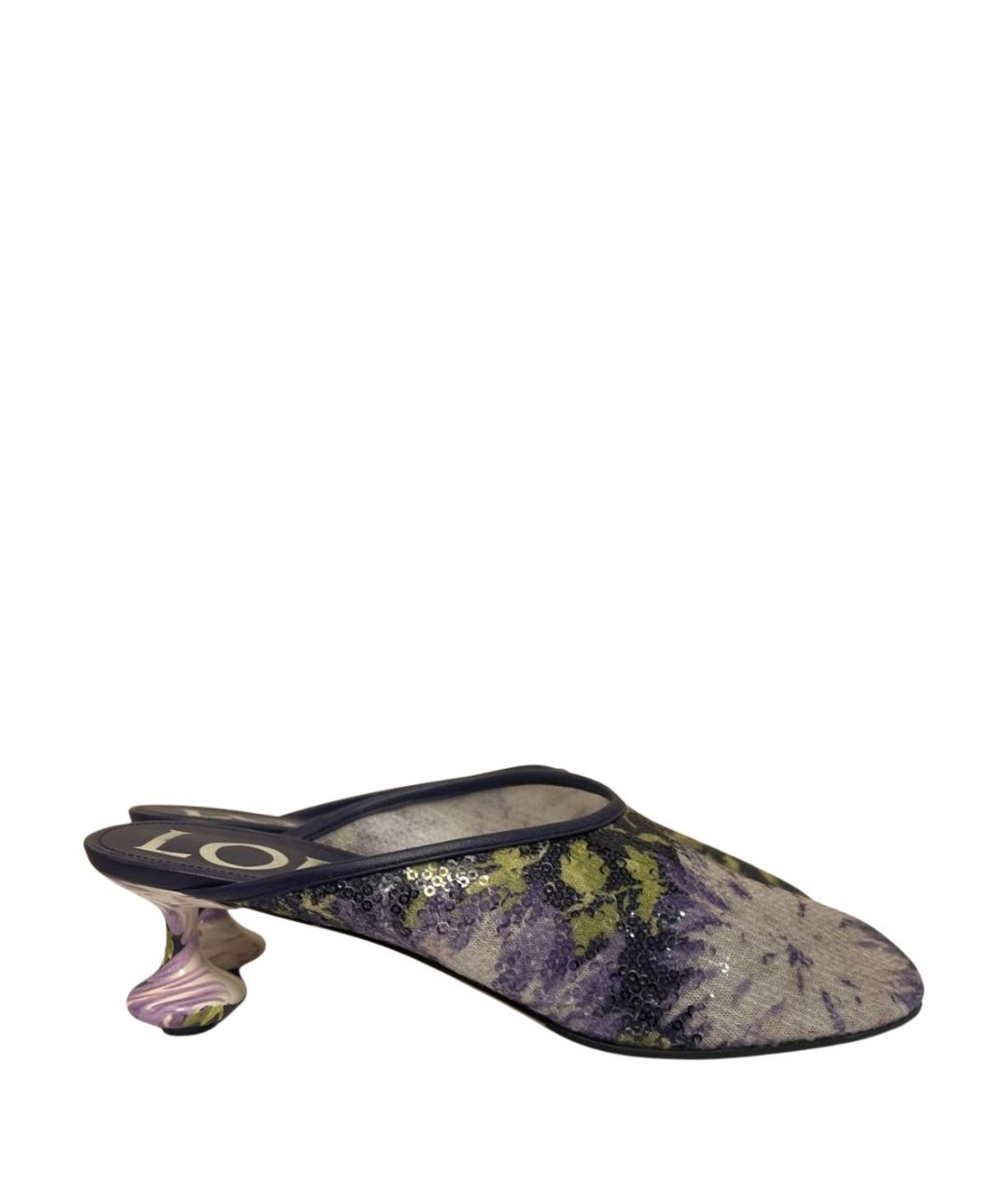 LOEWE Мульти текстильные мюли, фото 1