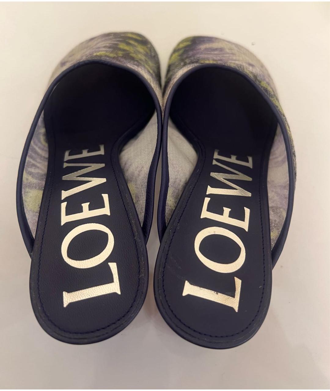 LOEWE Мульти текстильные мюли, фото 3