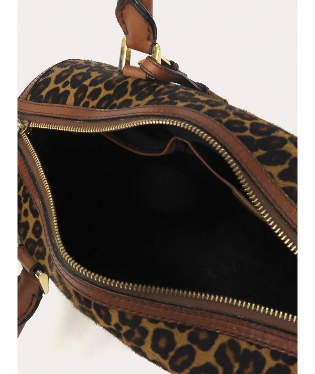 BURBERRY Коричневая сумка с короткими ручками, фото 4