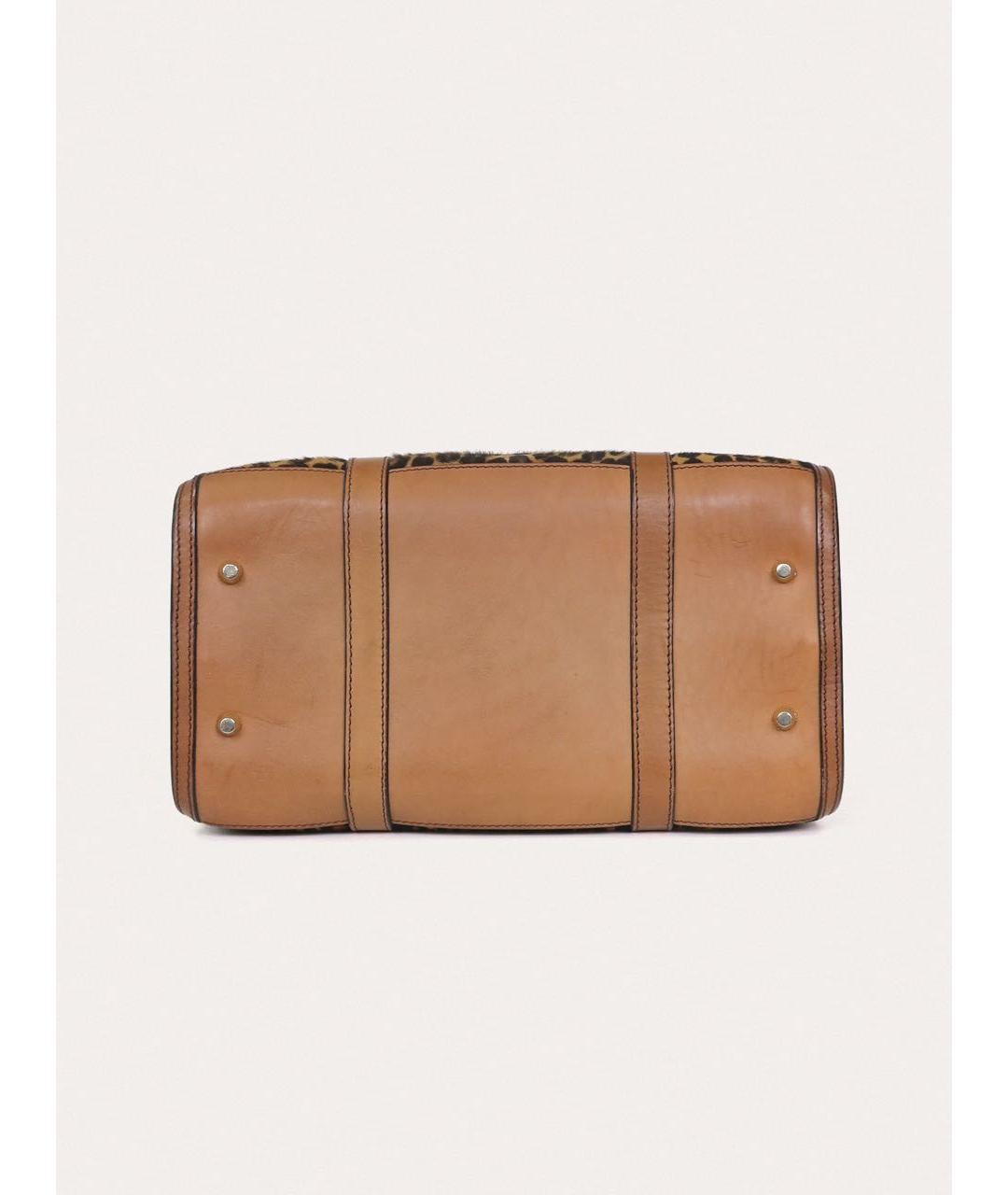 BURBERRY Коричневая сумка с короткими ручками, фото 5